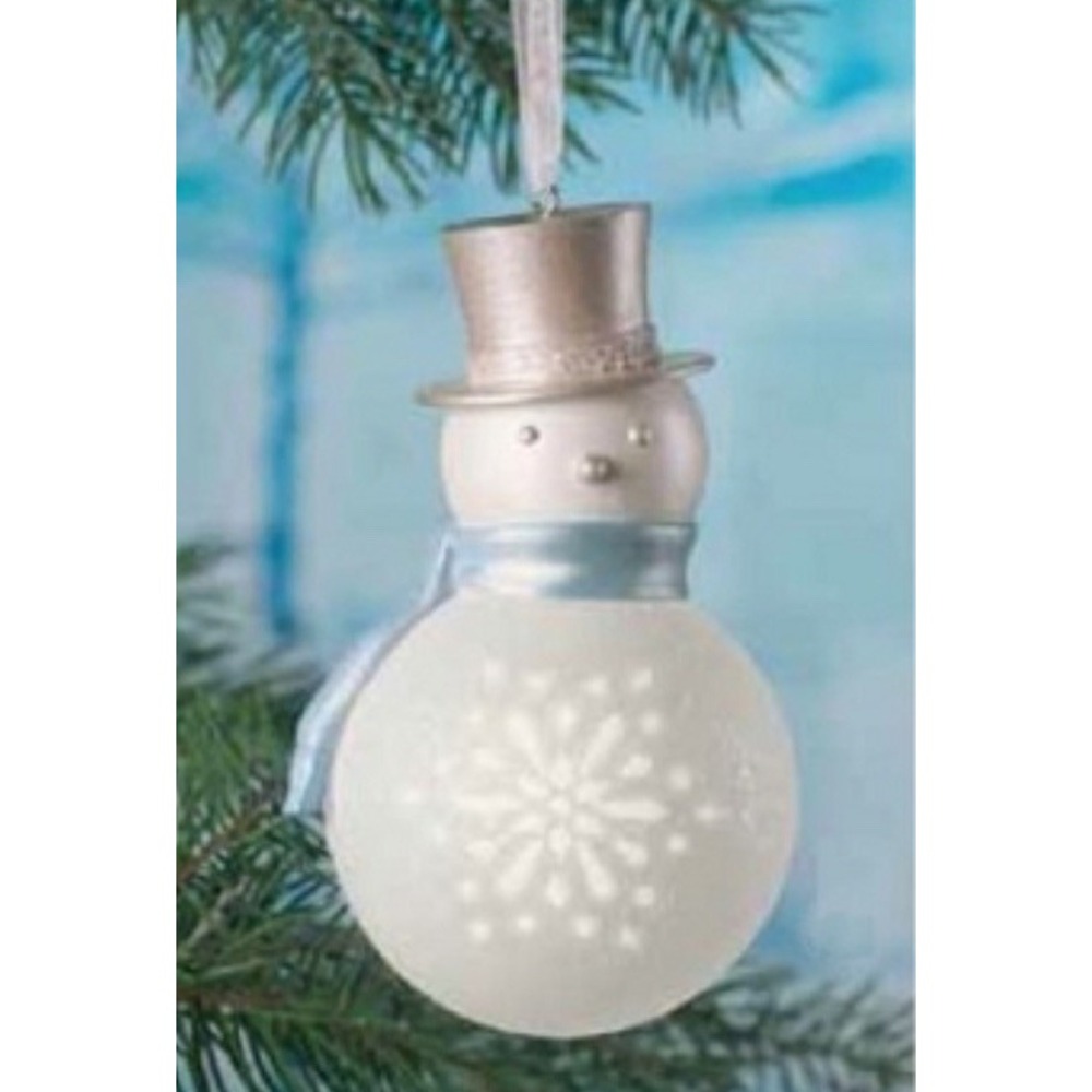 Hallmark 2011, Wonder and Light Pierced Snowman. Not Tested.